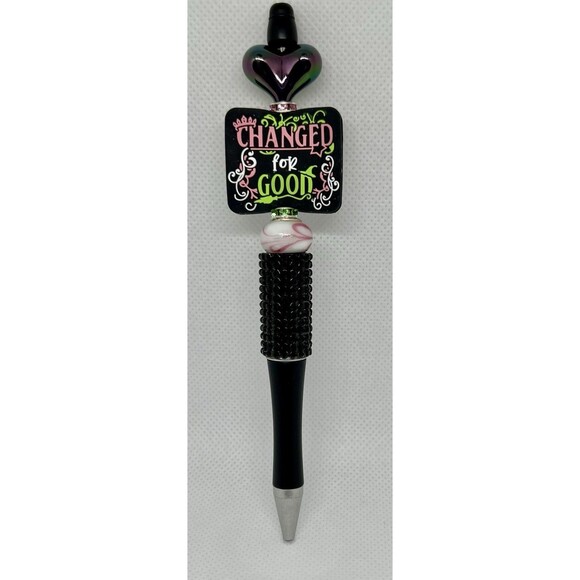 Other - Wicked themed "Changed For Good" Custom Beaded Pen